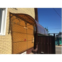 Кованые козырьки и навесы